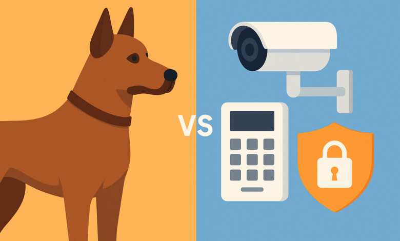 Personal Protection Dogs vs. Home Security Systems